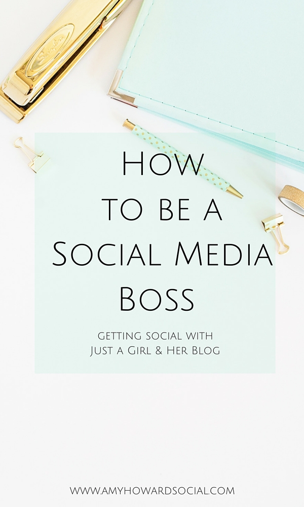 Want to learn how to be a Social Media Boss? Take a look at this interview with Just a Girl & her Blog and see how she rocks her Social Media like a BOSS!