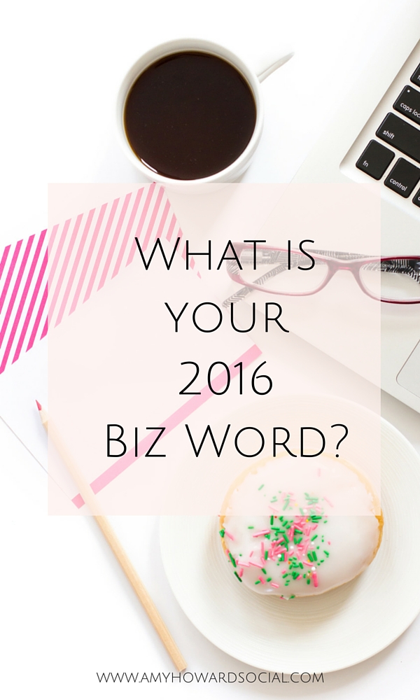 What is your 2016 Biz Word? Choose a word from this list and rock it in your biz for the 2016 year! This can also apply to your personal life - win/win!
