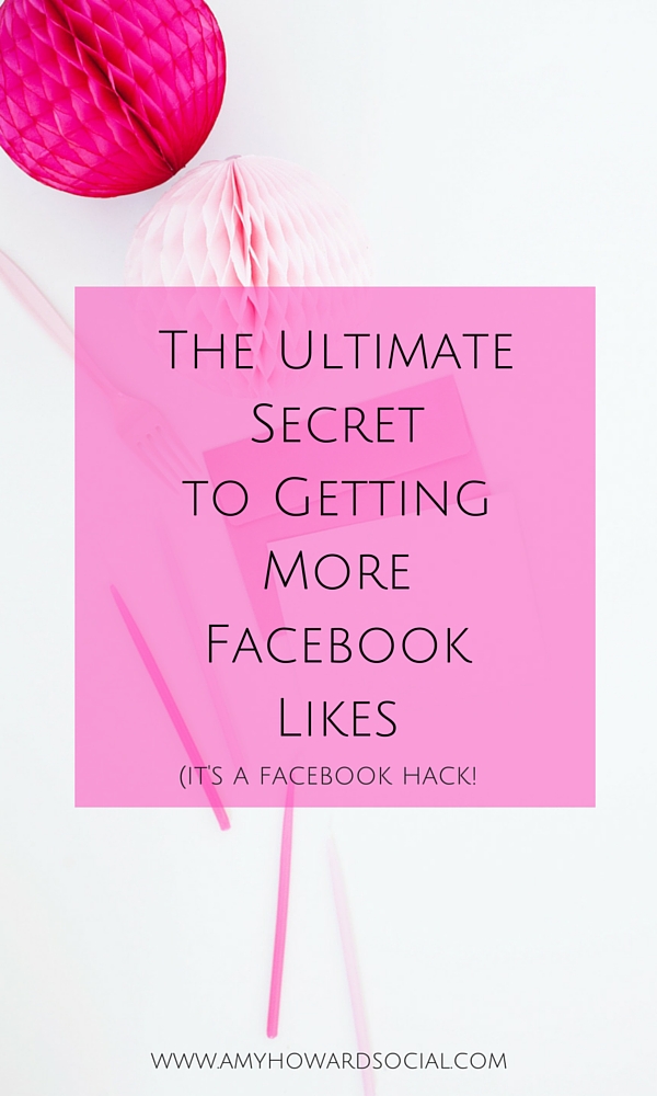 The Ultimate Secret to Getting More Facebook Likes