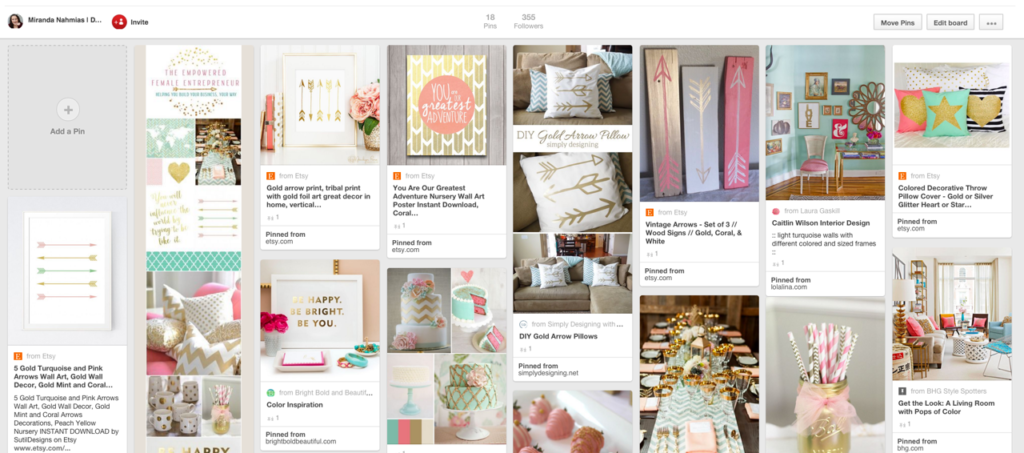 Are you stumped on your blogs brand look? Create a Pinterest Moodboard & see your brand come to life! See How to Create a Pinterest Moodboard for your brand