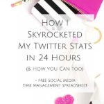 How I Skyrocketed My Twitter Stats in 24 Hours (& How you Can too)