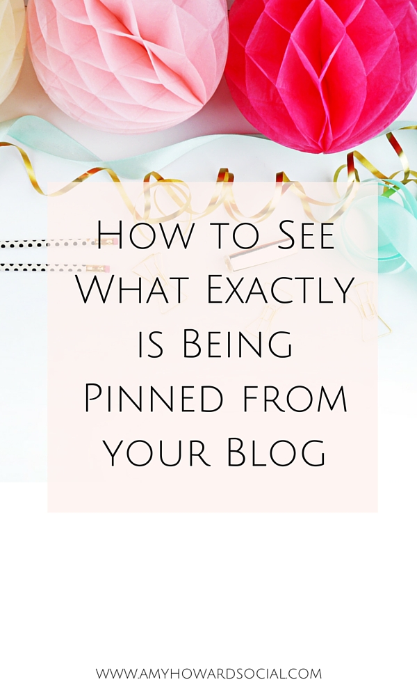 How to See What Exactly is Being Pinned from your Blog