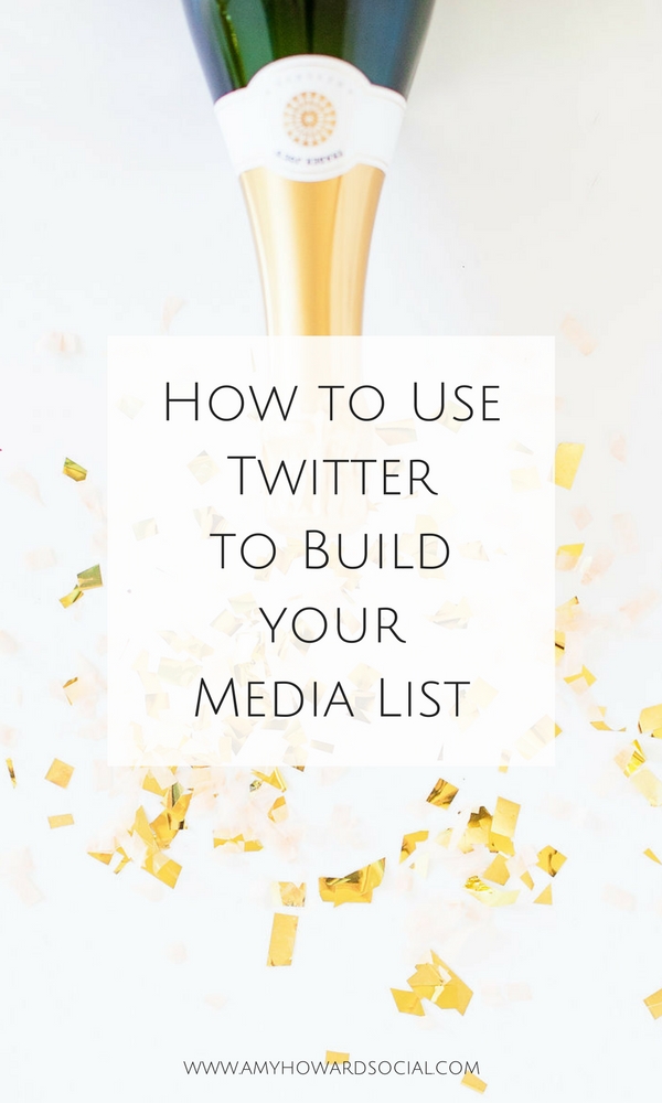 Want to build your media list? Twitter is a great place to find social media contacts, to build relationships, and connect with potential collaborations!