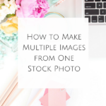 How to Make Multiple Images from One Stock Photo