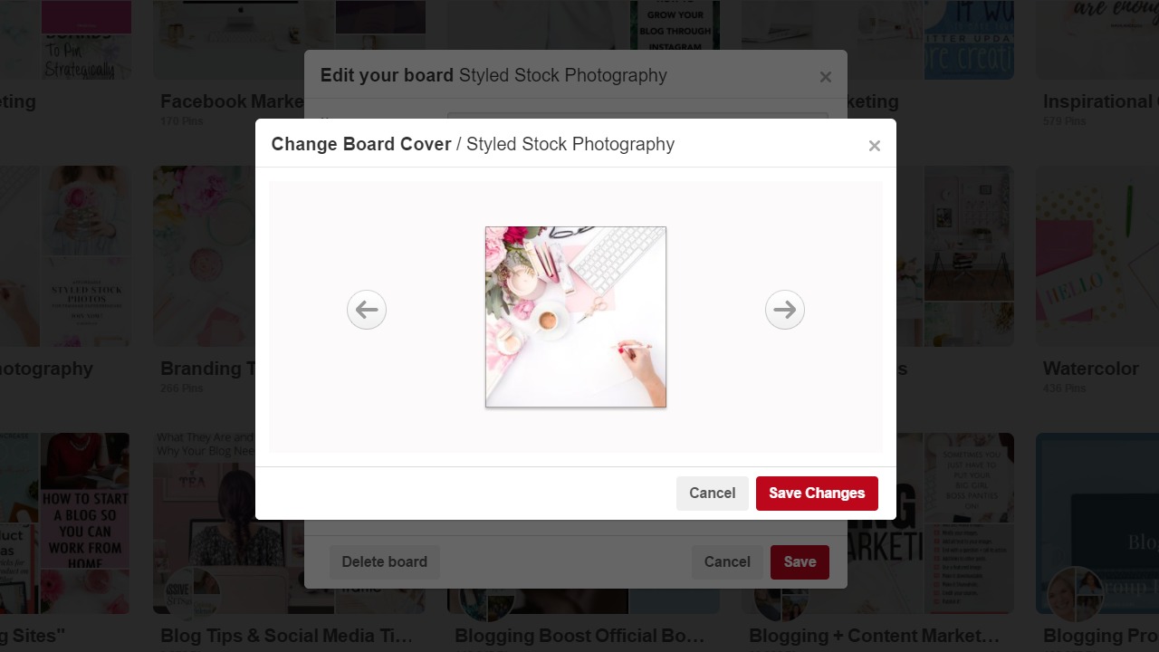 Find out how to update your Pinterest Board Covers with Stock Photography with these tips from Pinterest and social media strategist, Amy Howard Social!