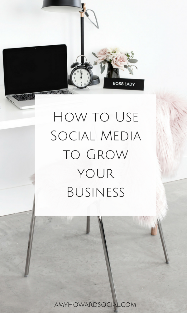 How to Use Social Media To Grow Your Business | Social Media Marketing | Social Media Marketing Strategy | amyhowardsocial.com 